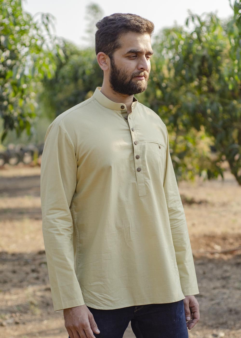 Kurta style shirts for on sale mens